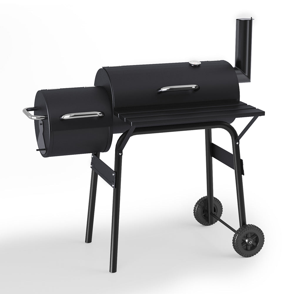 Charcoal BBQ Grill with Offset Smoker — photo 4