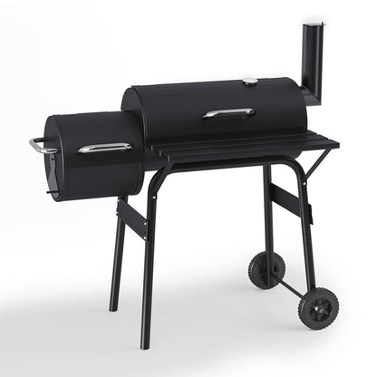 Charcoal BBQ Grill with Offset Smoker — photo 4