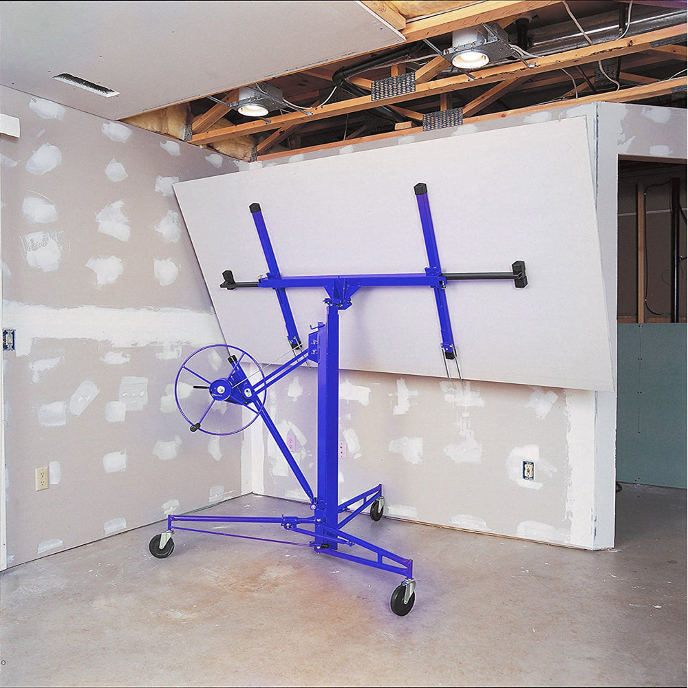 11 Ft Plasterboard Lifter with Rolling Casters Panel Hoist — photo 1