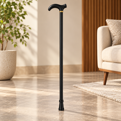 Adjustable Walking Cane Height Grip Foldable Stability — photo 1