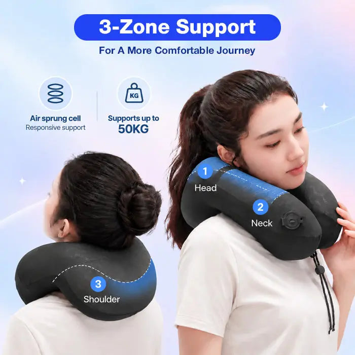 Slumblr® Portable Pocket Travel U-Shaped Pillow — photo 2