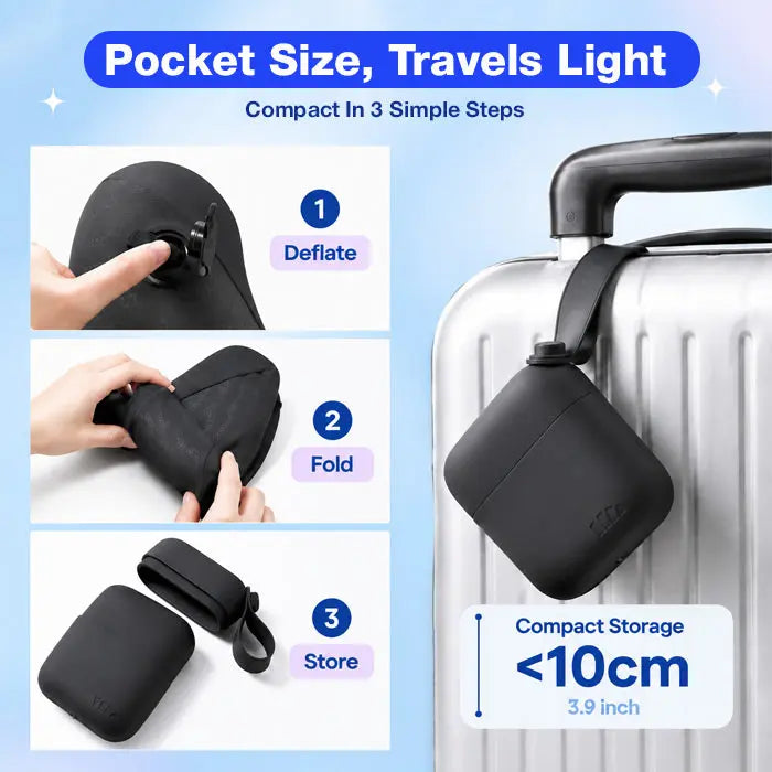 Slumblr® Portable Pocket Travel U-Shaped Pillow — photo 6