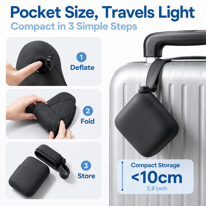 Slumblr® Portable Pocket Travel U-Shaped Pillow — photo 12