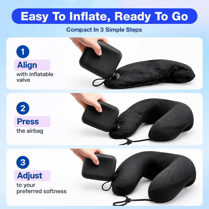 Slumblr® Portable Pocket Travel U-Shaped Pillow — photo 7