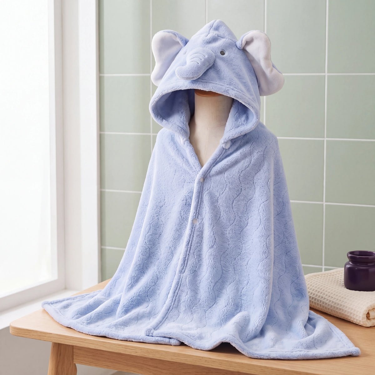 Melven Kids Hooded Bathrobe — photo 10