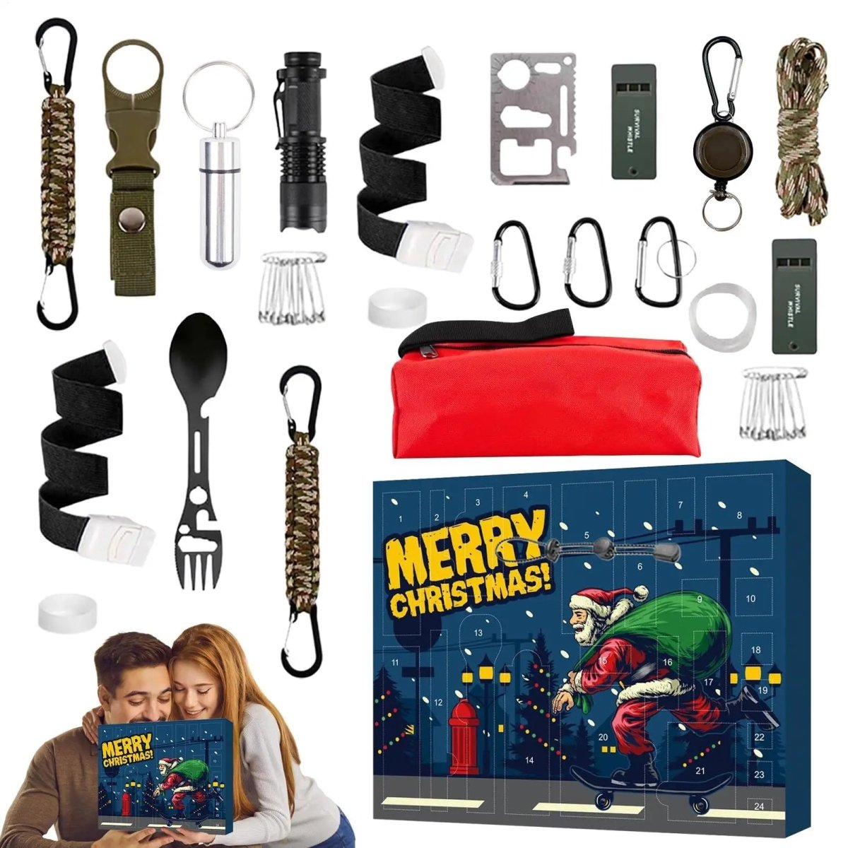 Outdoor Advent Calendar – 24 Camping & Bushcraft Gear Surprises, Christmas Gift for Hikers, Campers & Scouts — photo 4