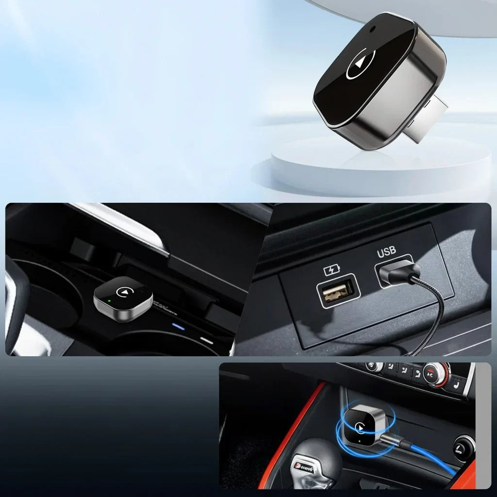 Wireless CarPlay & Android Auto Adapter, Plug and Play USB-C Dongle with Bluetooth 5.0 & WiFi — photo 4