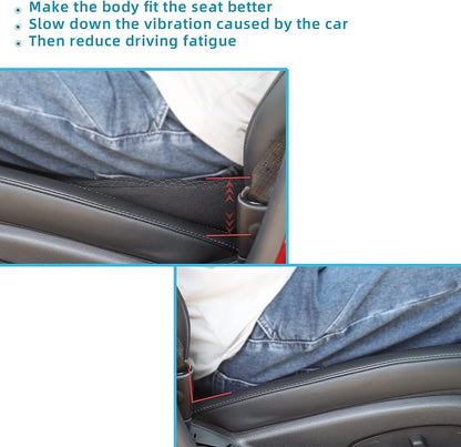 Memory Foam Car Seat Cushion with Breathable Washable Cover for Long Drives and Office Chairs — photo 3