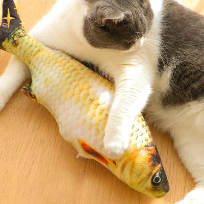 Flopping Fish Cat Toy – 4 Pack Interactive Moving Fish Cat Toys with Motion Sensor, USB Rechargeable — photo 3