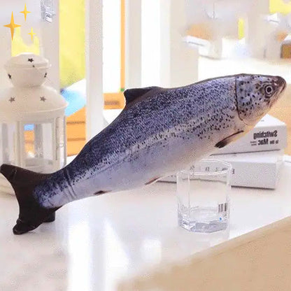 Flopping Fish Cat Toy – 4 Pack Interactive Moving Fish Cat Toys with Motion Sensor, USB Rechargeable — photo 8