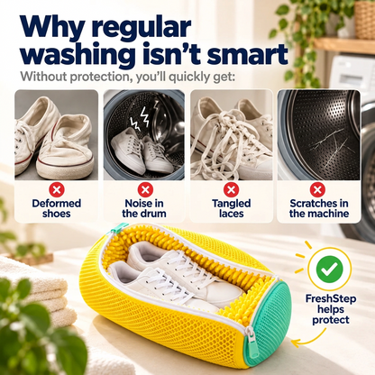 Shoe Washing Bag for the Washing Machine, Protects Sneakers and Reduces Banging — photo 2