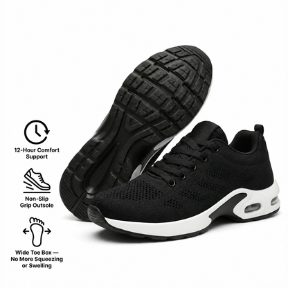 Perdepo™ — 12-Hour Shift Shoes for All-Day Foot, Knee & Back Pain Relief