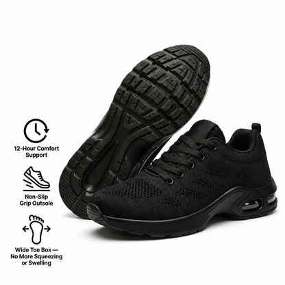Perdepo™ — 12-Hour Shift Shoes for All-Day Foot, Knee & Back Pain Relief