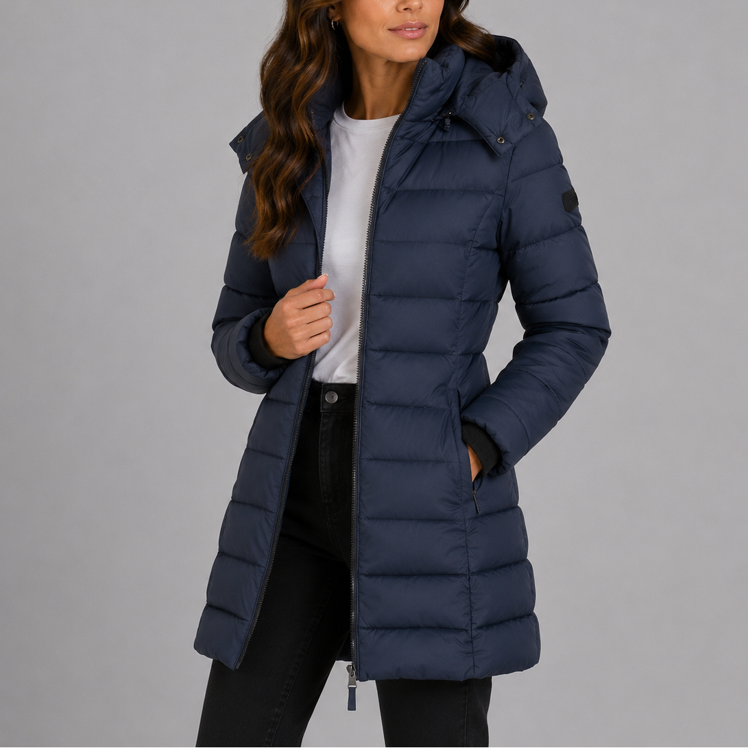Women's Hooded Quilted Puffer Jacket — photo 1