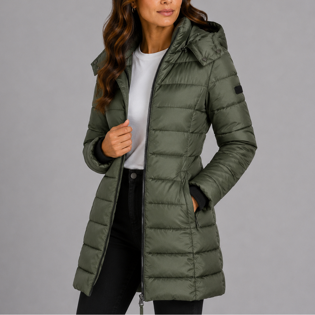 Women's Hooded Quilted Puffer Jacket — photo 3