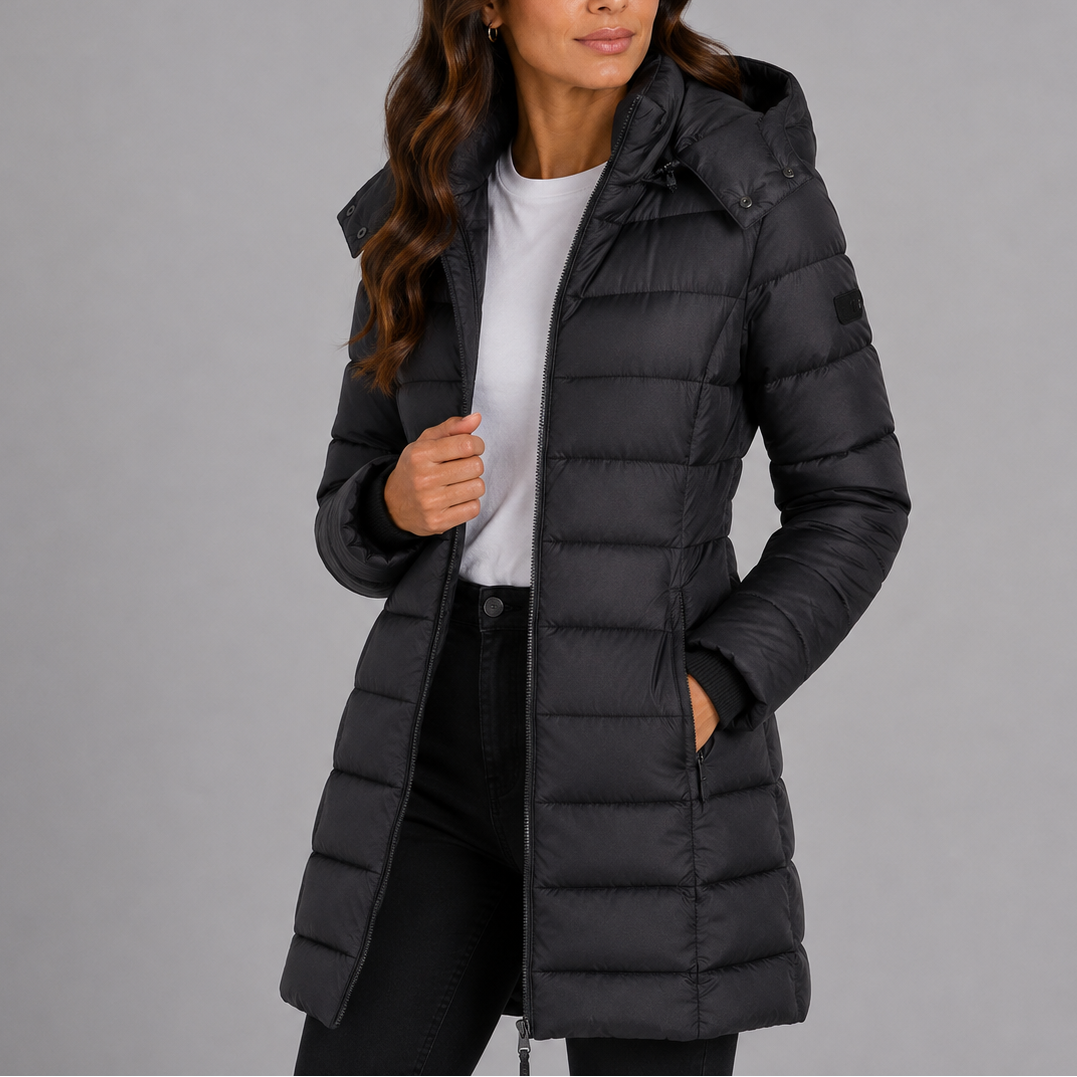 Women's Hooded Quilted Puffer Jacket — photo 6