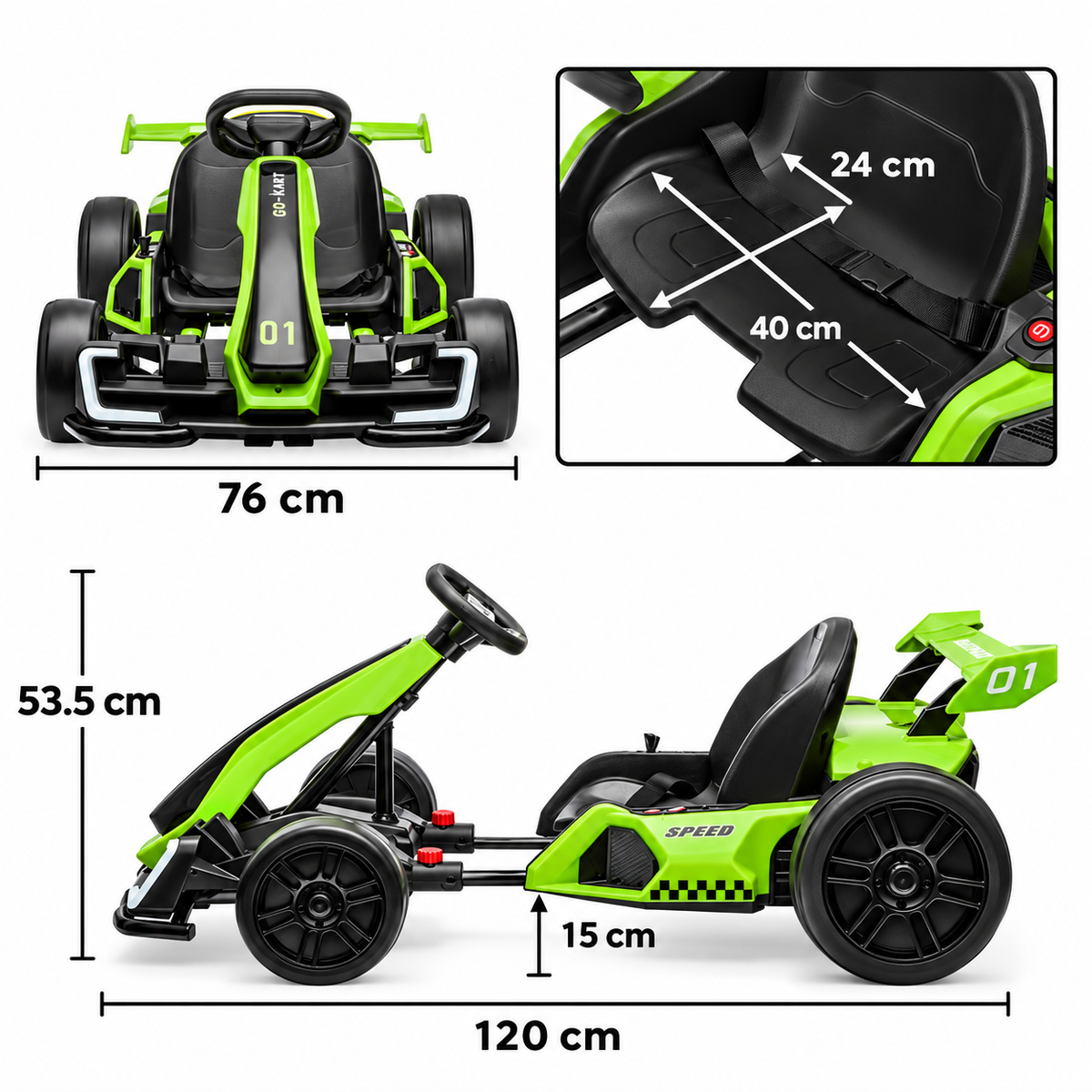 Kids Electric Drift Go Kart — photo 2