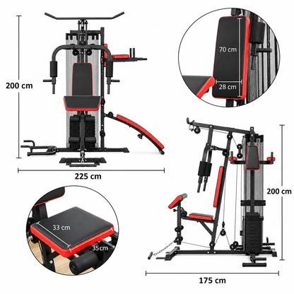 65kg Multi Gym Workout Station – Black — photo 2