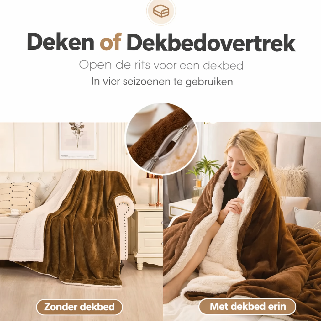 Double-Sided Flannel & Fleece Throw Blanket – Soft Warm Blanket for Bed and Couch, 12 Colours, 5 Sizes — photo 22