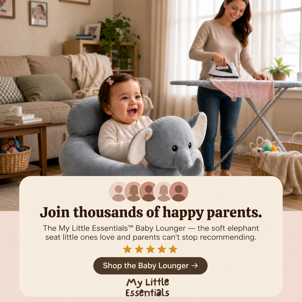 My Little Essentials™ Baby Lounger — photo 4