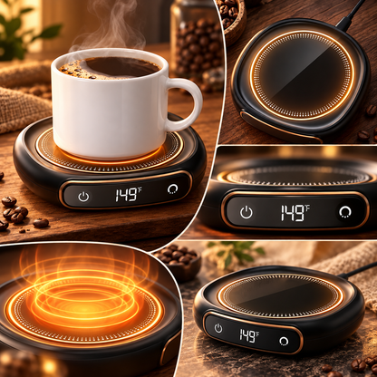USB Rechargeable Coffee Mug Warmer with Temperature Control — photo 4