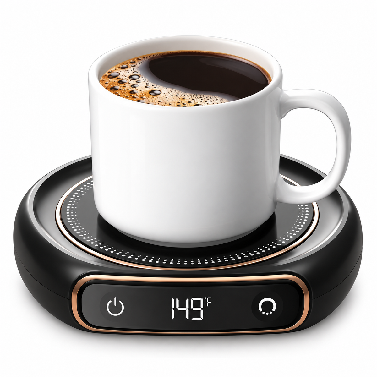 USB Rechargeable Coffee Mug Warmer with Temperature Control — photo 3