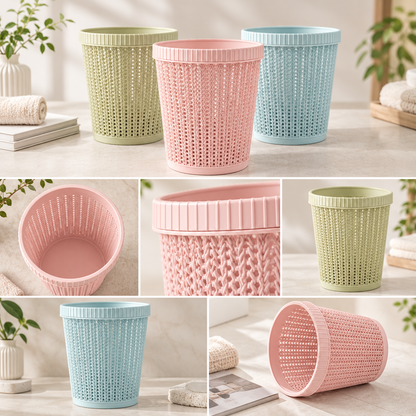 Compact Waste Bin Lightweight Small Garbage Decorative Design — photo 6