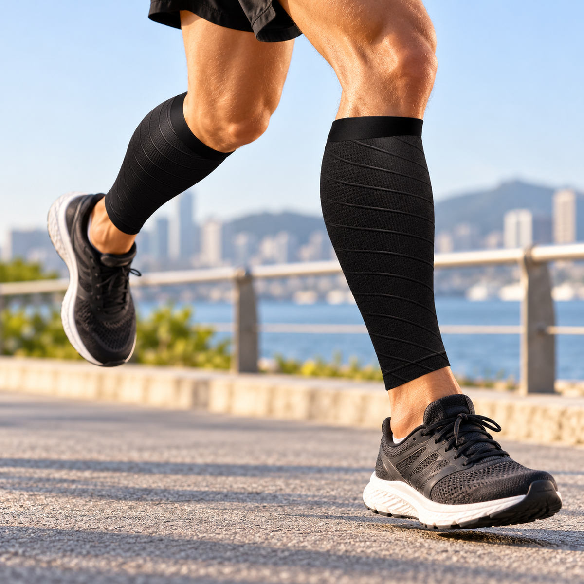 Compression Sleeves for Running Calf Leg Support — photo 1
