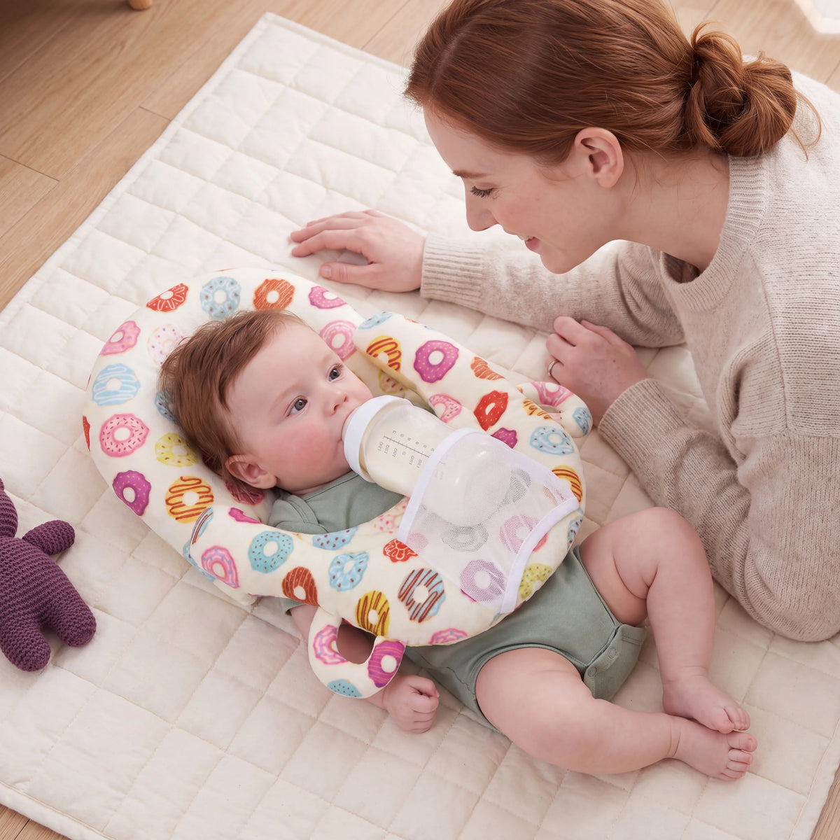 U-Shaped Baby Feeding Support Pillow — photo 1