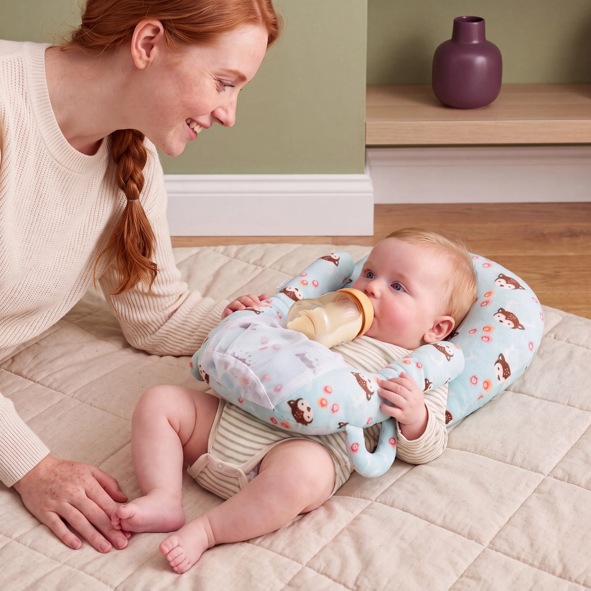 U-Shaped Baby Feeding Support Pillow — photo 4