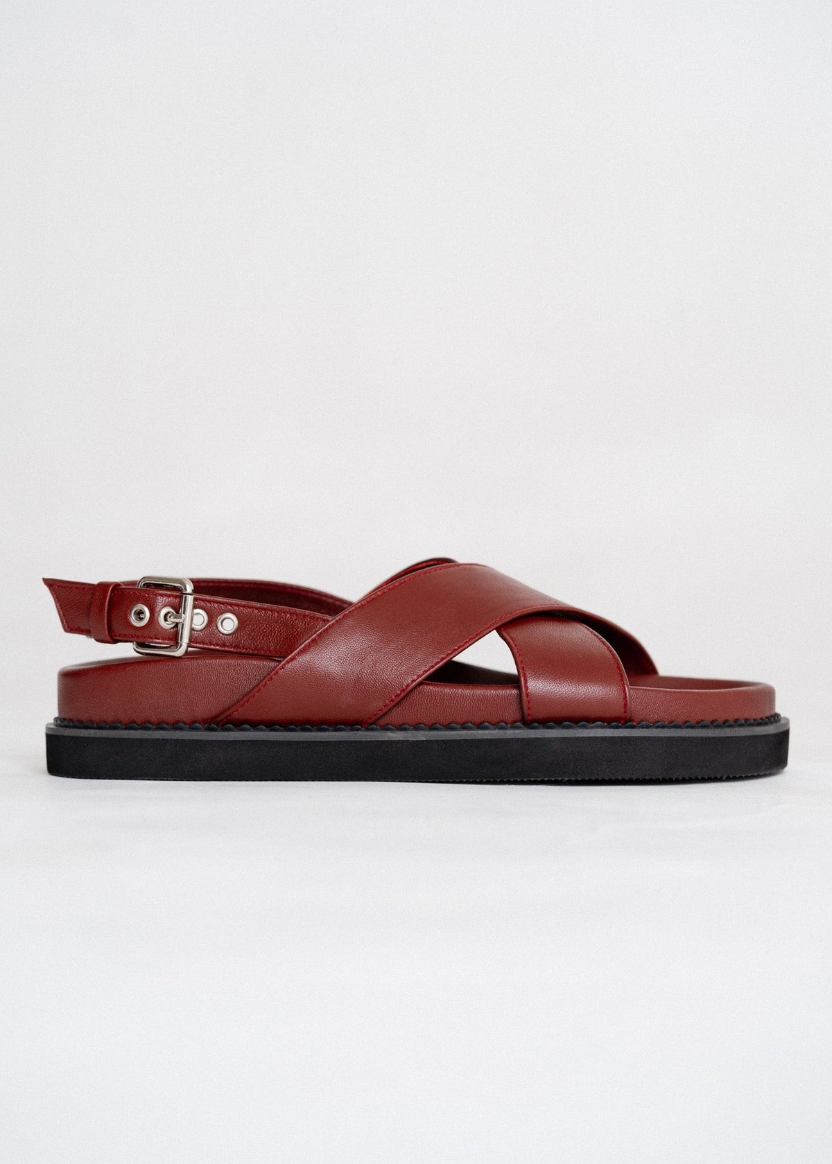 Capri Sandal - Burgundy — photo 7