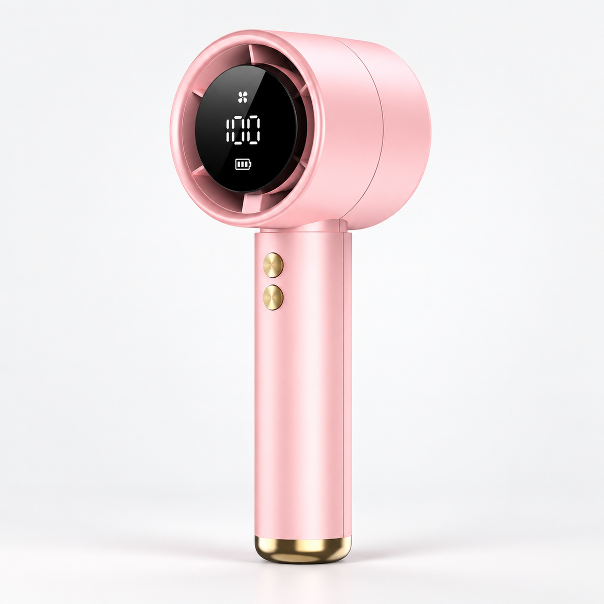 Digital Display Handheld Fan Quiet Rechargeable Portable — photo 2