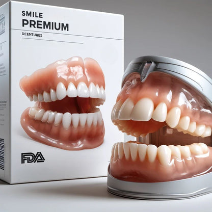 LumaDent Custom Full Dentures — Ivory & White, Personalised Fit - Desfino — photo 1
