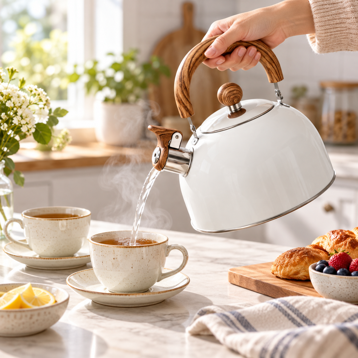 Durable Stainless Steel Kettle Large Capacity Tea Kettle — photo 4