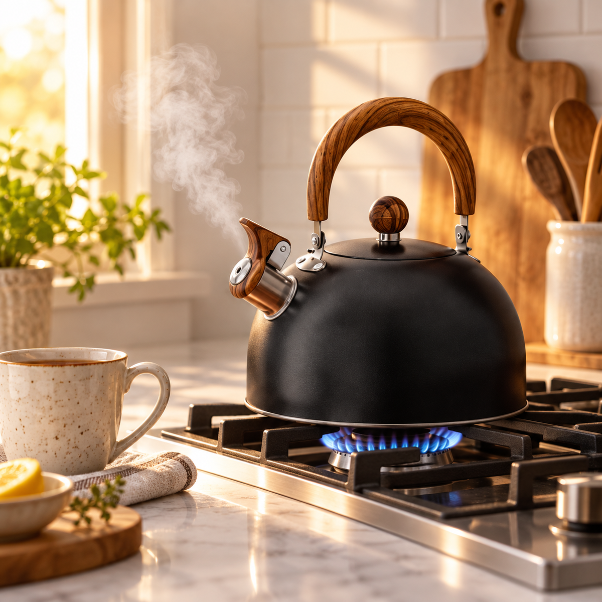 Durable Stainless Steel Kettle Large Capacity Tea Kettle — photo 6