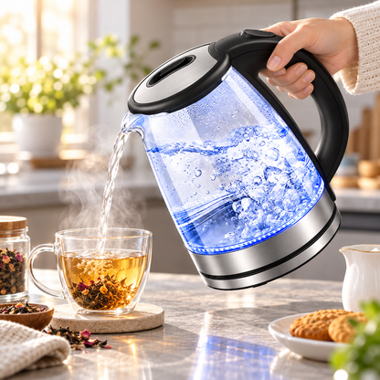 Electric Kettle with Automatic Shut Off - Cordless Stainless Steel — photo 5