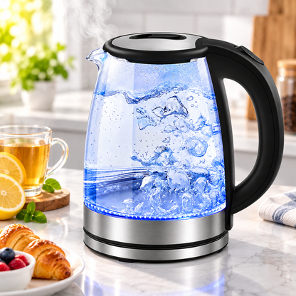 Electric Kettle with Automatic Shut Off - Cordless Stainless Steel — photo 4