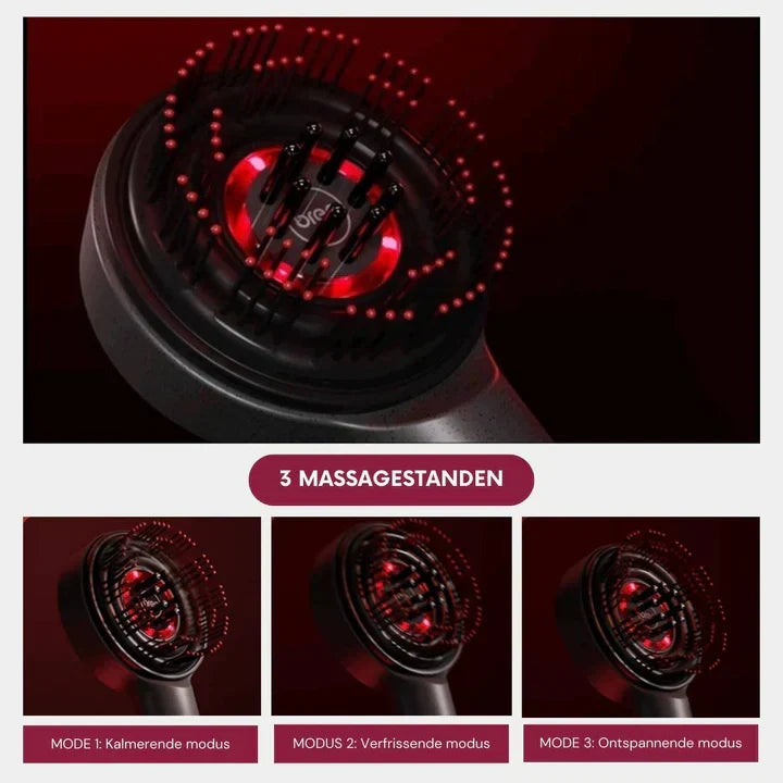 Electric Scalp Massager with LED Light Therapy – Portable Hair & Scalp Care Brush — photo 7