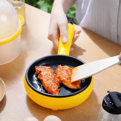 Electric Mini Frying Pan Non Stick Small Egg and Bacon Cooker with Automatic Shut Off Safety — photo 7