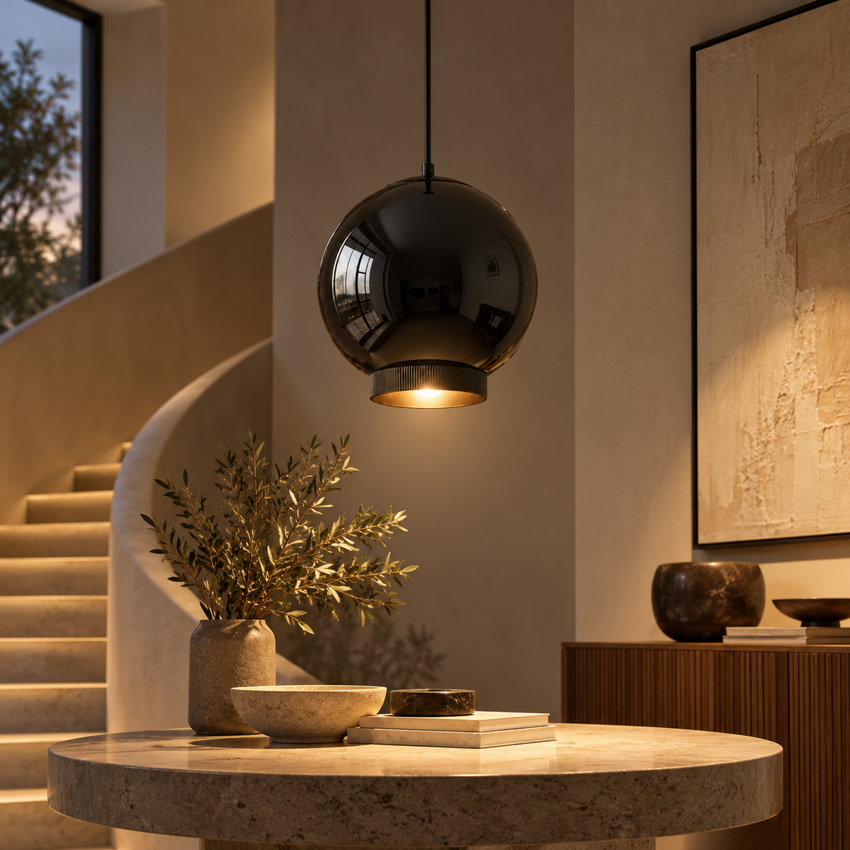 Energy Efficient Pendant Light Adjustable Modern Design — photo 4
