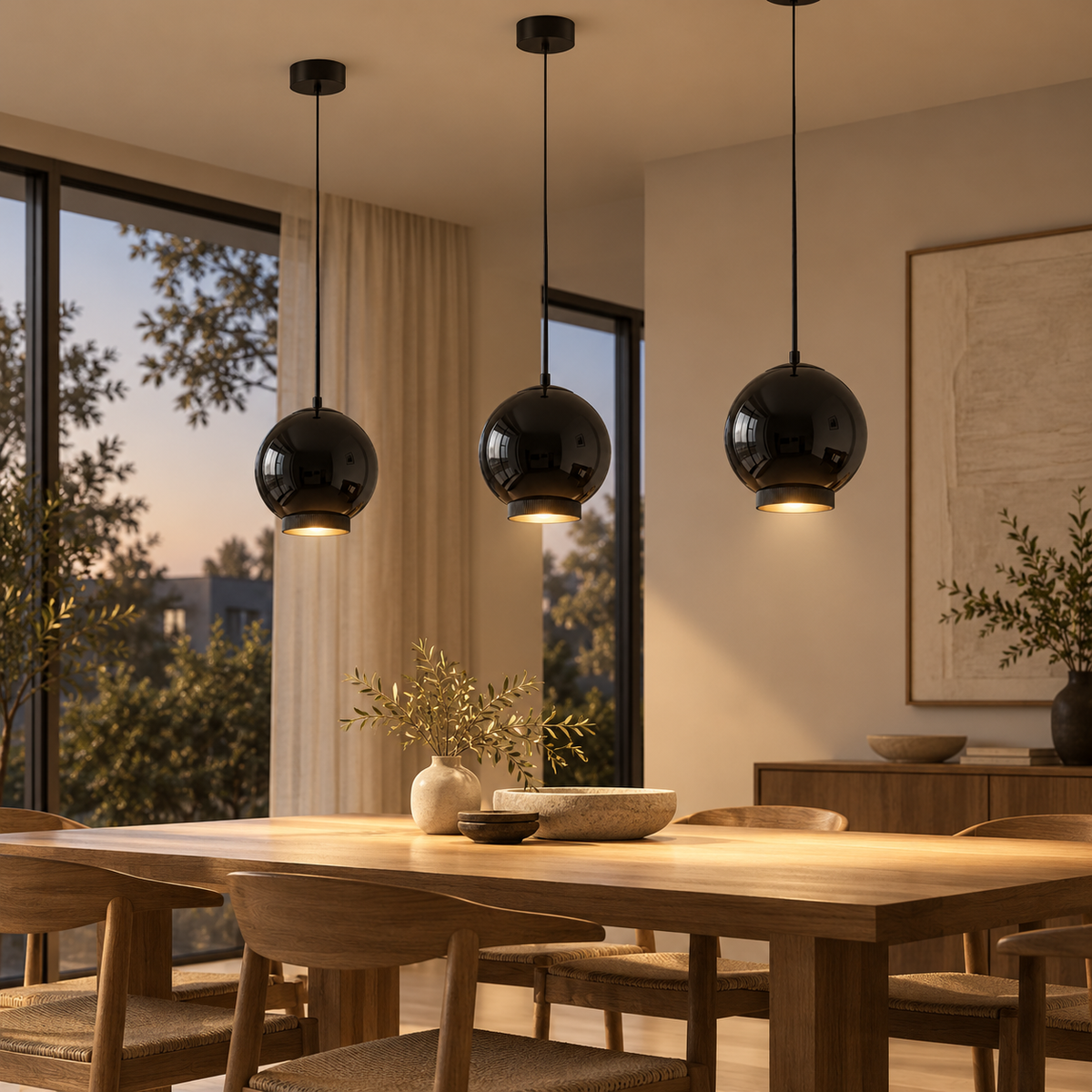 Energy Efficient Pendant Light Adjustable Modern Design — photo 1