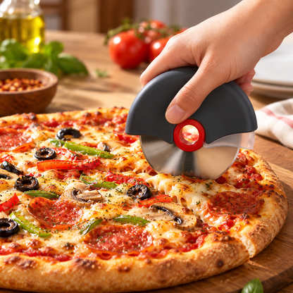 Ergonomic Pizza Cutter with Detachable Stainless Steel Design — photo 4