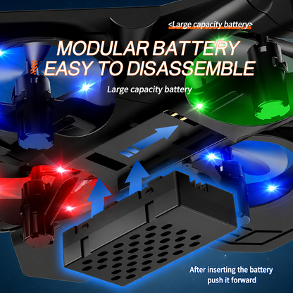 Remote-Controlled Flying Toy Jet with 360-Degree Loops and LED Lights, Shockproof — photo 3