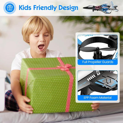 Remote-Controlled Flying Toy Jet with 360-Degree Loops and LED Lights, Shockproof — photo 6
