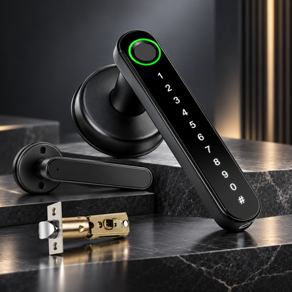 Fingerprint Door Lock Smart Biometric Keyless Entry System — photo 1