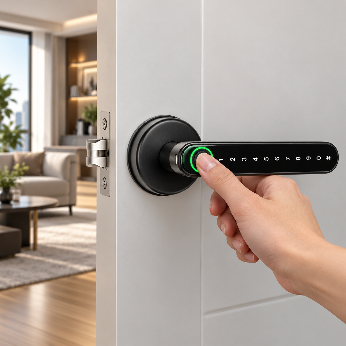 Fingerprint Door Lock Smart Biometric Keyless Entry System — photo 5