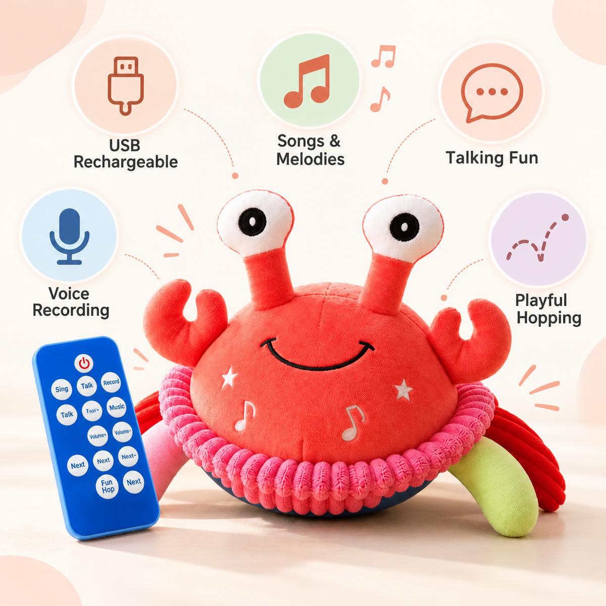 Interactive Dancing Crab Toy — photo 3