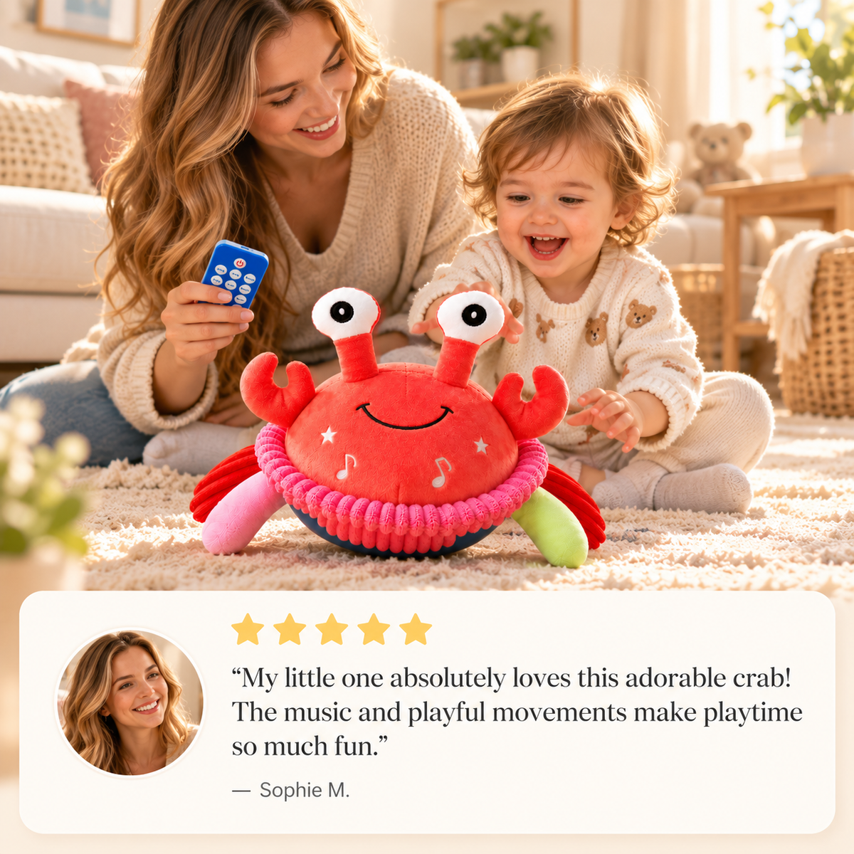 Interactive Dancing Crab Toy — photo 6