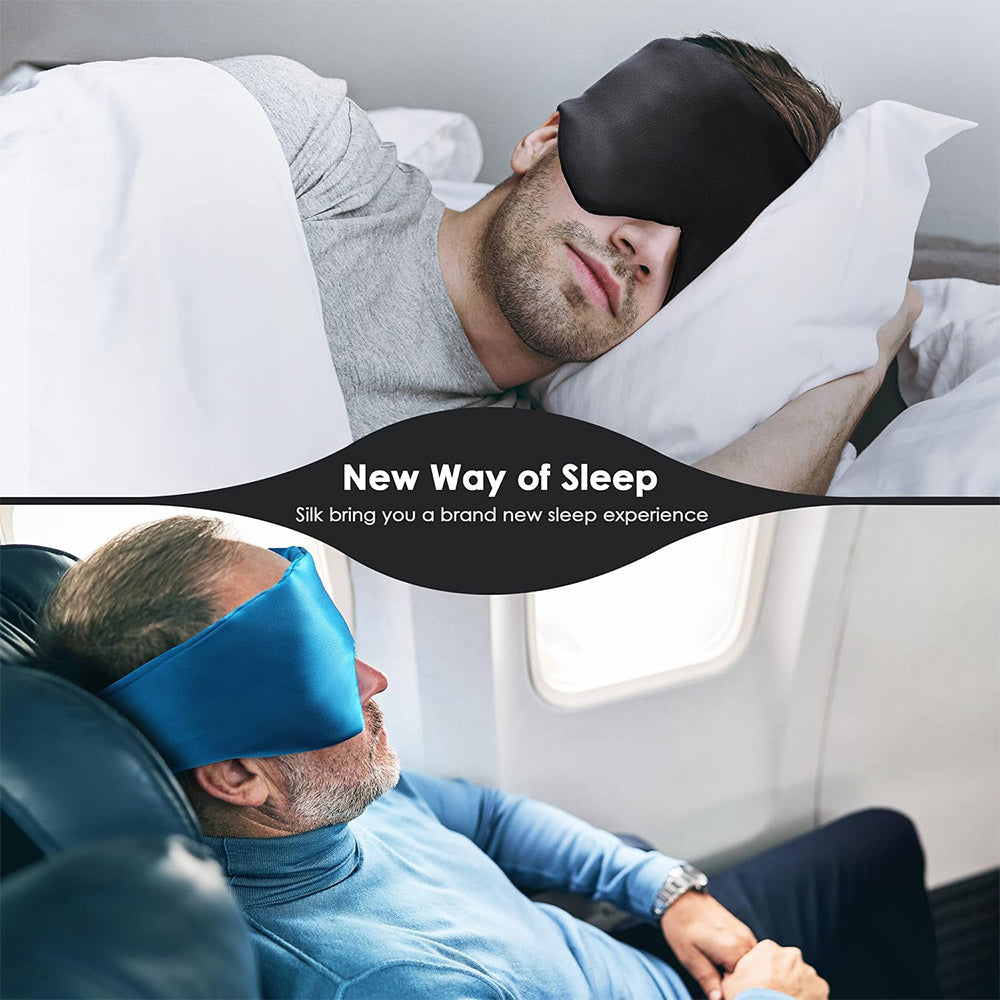DREAMSILK Blackout Silk Sleep Mask - 100% Pure 19 Momme Mulberry Silk — photo 30