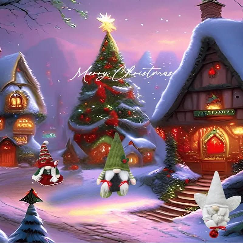 Plush Gnome Advent Calendar – Handmade Fabric Christmas Countdown with 3 Plush Elves & 21 Surprises, Reusable, 3 Styles — photo 8
